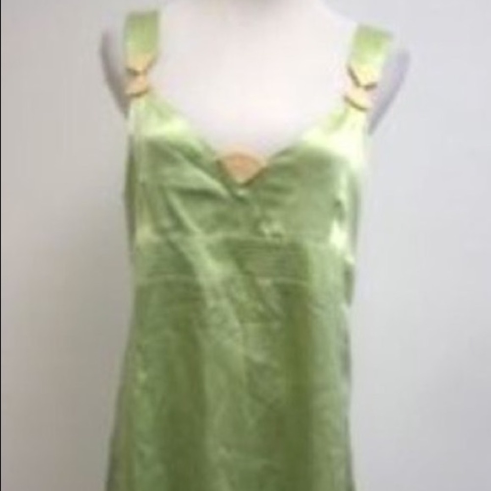 NWT See by Chloe 100% silk sea green colored dress